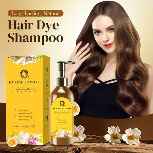 Japanese 100% Natural Hair Dye Shampoo (Pack of 2)